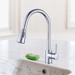 Basin Mixer Pull-Down Tap Faucet -Kitchen Laundry Bathroom Sink - Furniture > Bathroom > Tap & Sink Accessories