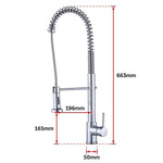 Basin Mixer Pull-Out Kitchen Tap Faucet Laundry Sink - Furniture > Bathroom > Tap & Sink Accessories