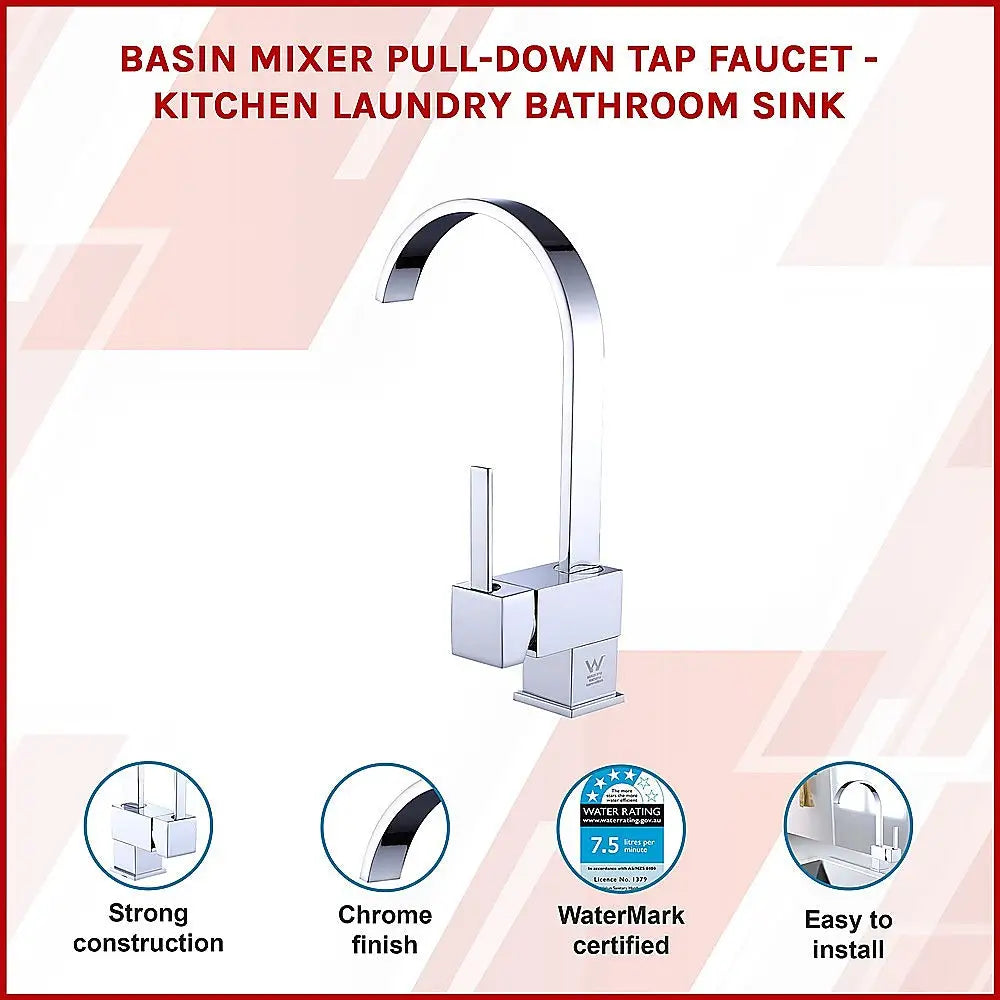 Basin Mixer Tap Faucet -Kitchen Laundry Bathroom Sink - Furniture > Bathroom > Tap & Sink Accessories
