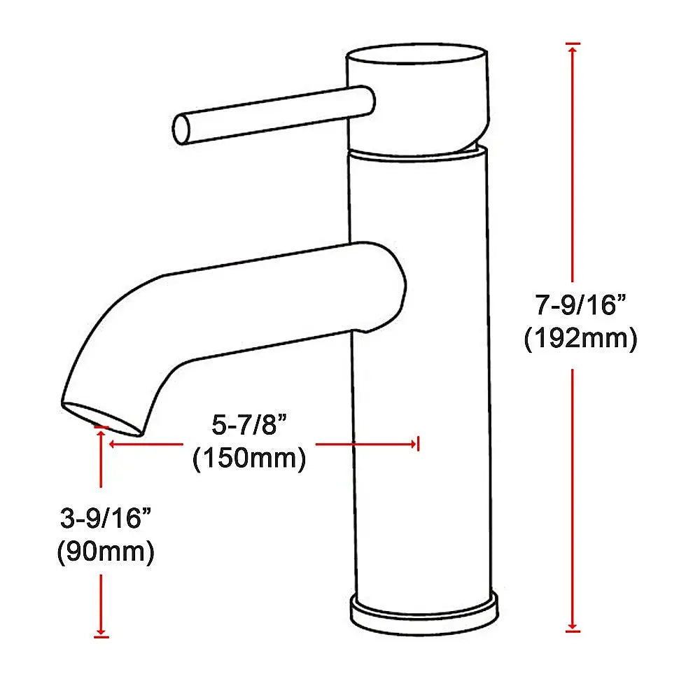Basin Mixer Tap Faucet -Kitchen Laundry Bathroom Sink - Furniture > Bathroom > Tap & Sink Accessories
