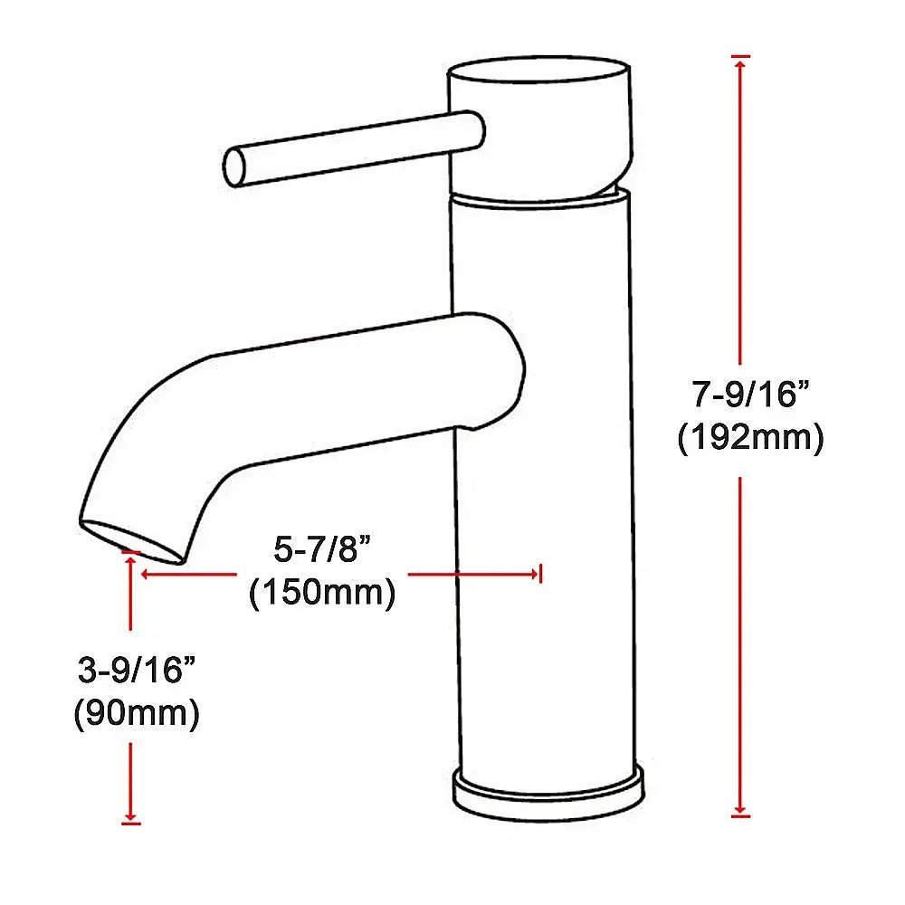 Basin Mixer Tap Faucet -Kitchen Laundry Bathroom Sink - Furniture > Bathroom > Tap & Sink Accessories