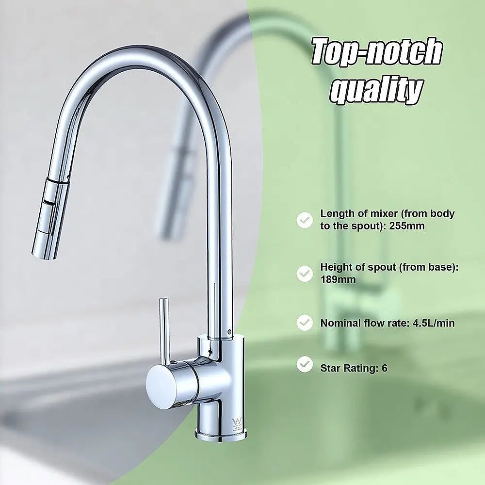 Basin Mixer Tap Faucet -Kitchen Laundry Bathroom Sink - Furniture > Bathroom > Tap & Sink Accessories
