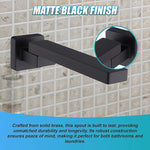 Bath In Wall Swivel Spout in Matte Black - Furniture > Bathroom > Bathtubs