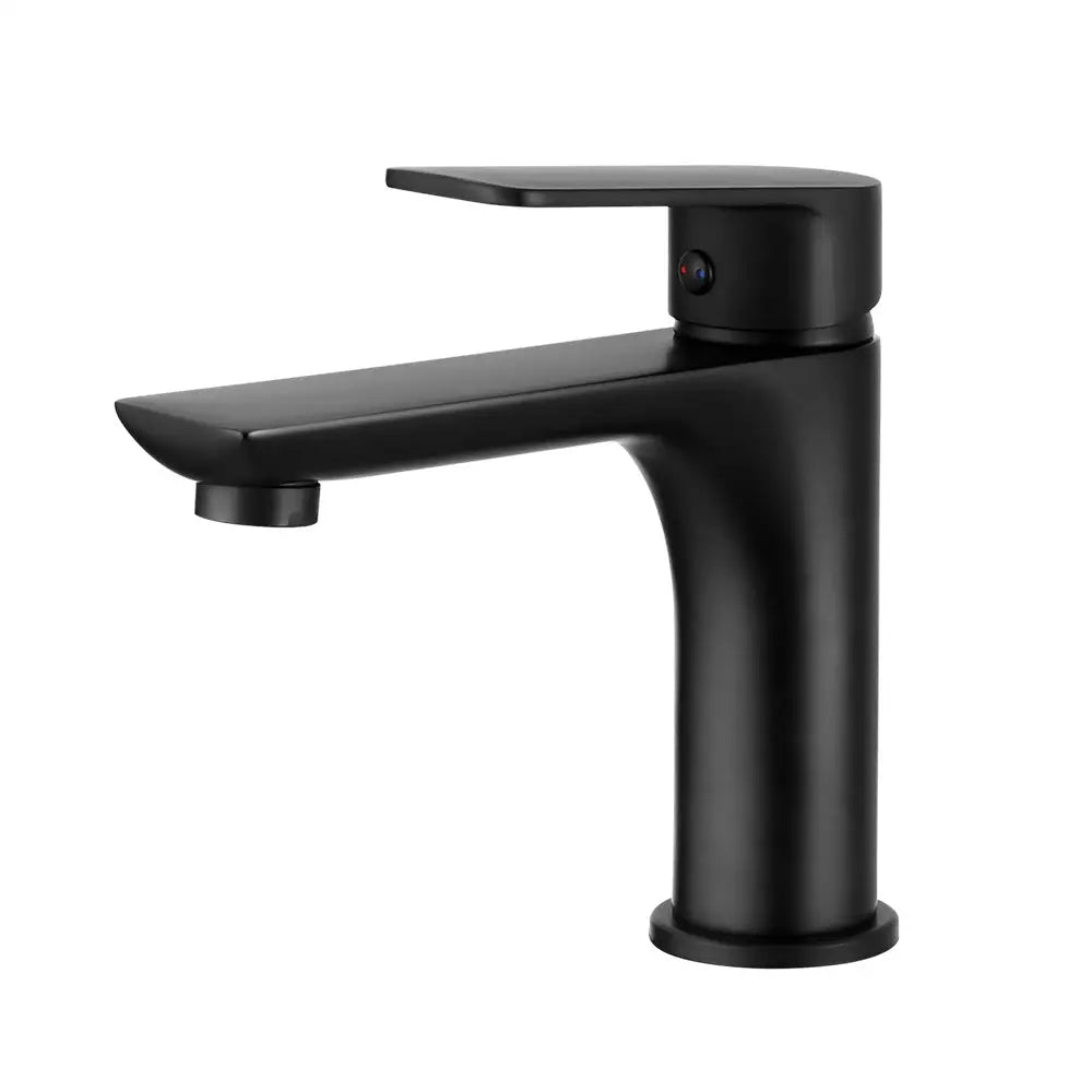 Bathroom Basin Mixer Tap Brass Faucet Vanity Laundry Sink Black - Home & Garden > Bathroom Accessories > Shower