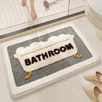 Bathroom Bath Mat - Super Absorbent Non-Slip Bathroom Floor Mat - 40x60cm - Home & Garden > Bathroom Accessories > Bath