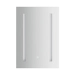 Bathroom Mirror Wall Cabinet LED Light Medicine Makeup Storage Shelves Organiser - Health & Beauty > Cosmetic Storage >