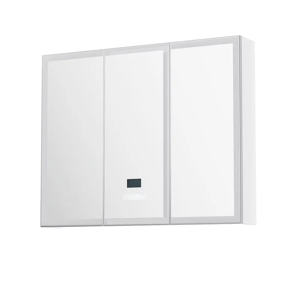 Bathroom Mirror Wall Cabinet LED Light Vanity Shaving Medicine Storage Organiser - Furniture > Bathroom > Bathroom