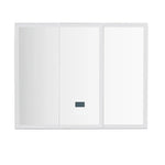 Bathroom Mirror Wall Cabinet LED Light Vanity Shaving Medicine Storage Organiser - Furniture > Bathroom > Bathroom