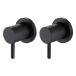 Bathroom Shower Bath Hot and Cold Mixer WATERMARK Certified in Black - Furniture > Bathroom > Tap & Sink Accessories