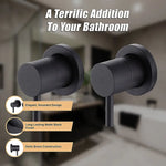 Bathroom Shower Bath Hot and Cold Mixer WATERMARK Certified in Black - Furniture > Bathroom > Tap & Sink Accessories