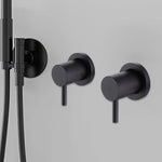 Bathroom Shower Bath Hot and Cold Mixer WATERMARK Certified in Black - Furniture > Bathroom > Tap & Sink Accessories