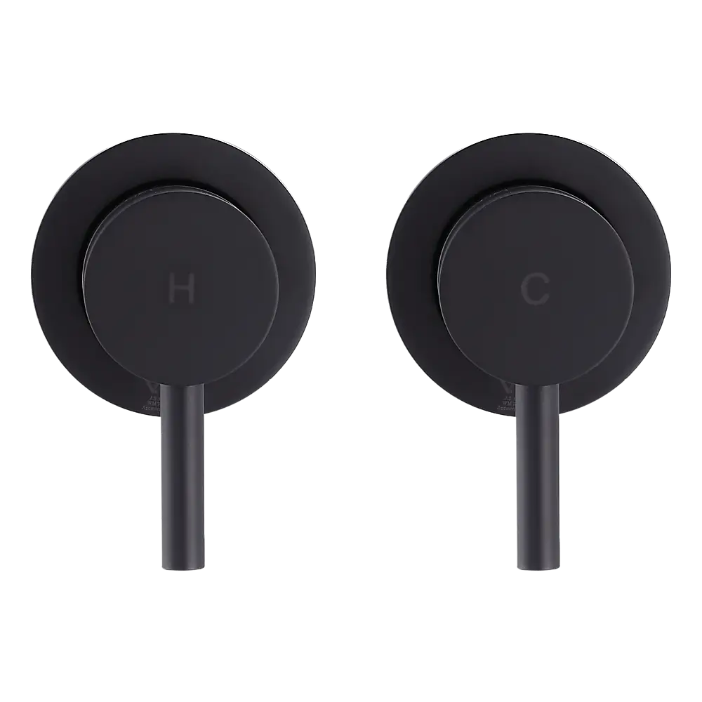 Bathroom Shower Bath Hot and Cold Mixer WATERMARK Certified in Black - Furniture > Bathroom > Tap & Sink Accessories