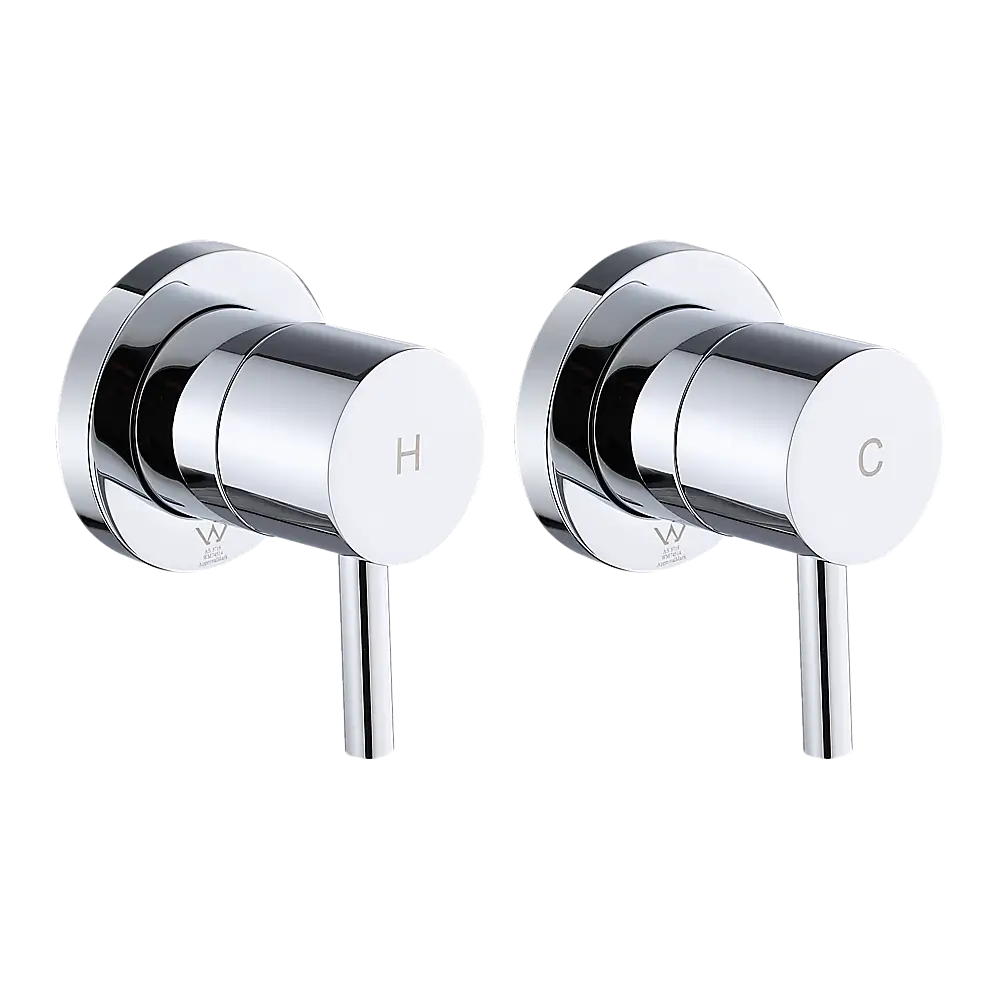 Bathroom Shower Bath Hot and Cold Mixer WATERMARK Certified in Chrome - Furniture > Bathroom > Tap & Sink Accessories