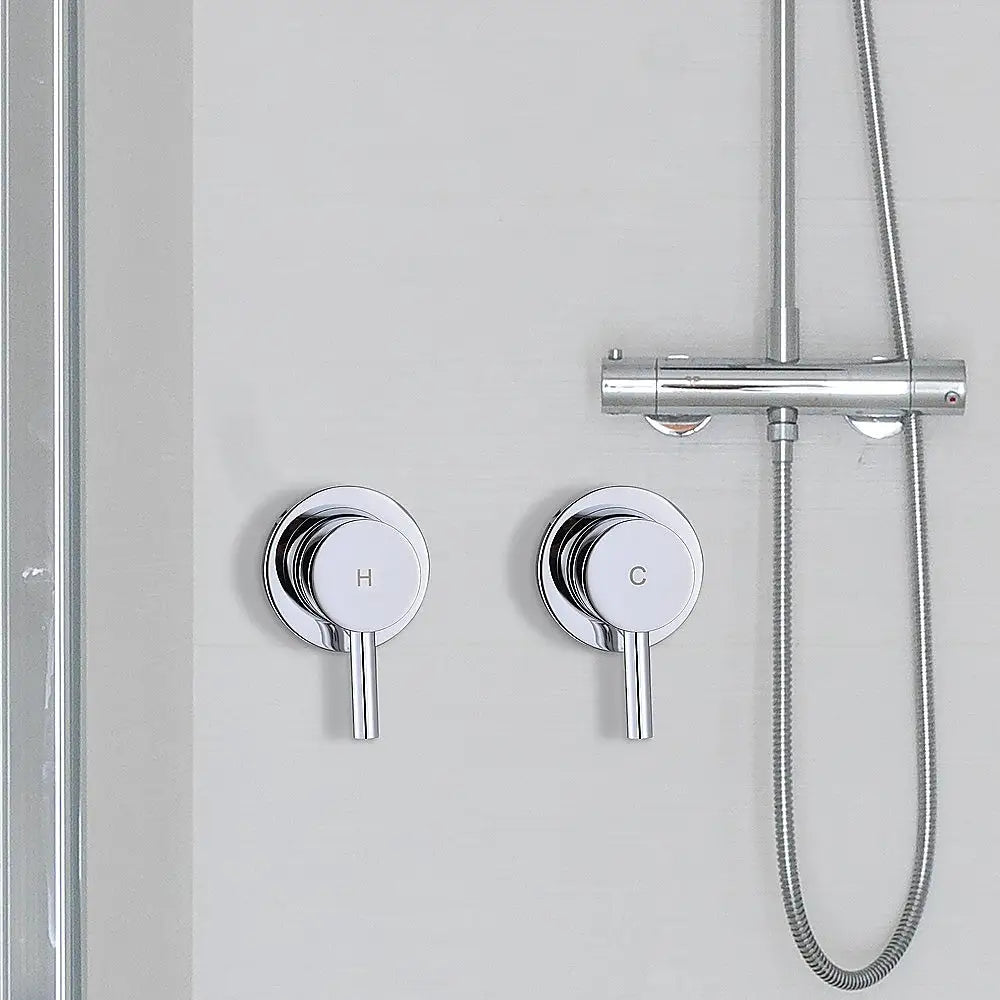 Bathroom Shower Bath Hot and Cold Mixer WATERMARK Certified in Chrome - Furniture > Bathroom > Tap & Sink Accessories