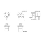 Bathroom Shower Bath Hot and Cold Mixer WATERMARK Certified in Chrome - Furniture > Bathroom > Tap & Sink Accessories