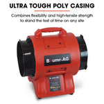 Baumr-AG 300mm (12 inch) Portable Air Blower Mover Axial Ventilation Extraction Fan - Appliances > Appliances Others