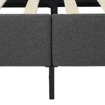 Bed Frame Mattress Foundation (Dark Grey) – Queen - Furniture > Bedroom