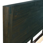 Bed Frame Queen Size in Solid Wood Veneered Acacia Bedroom Timber Slat in Chocolate - Furniture > Bedroom