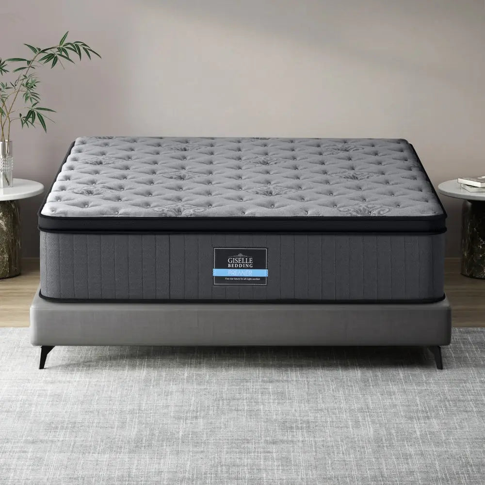 Bed Mattress Giselle 34cm Queen - Furniture > Mattresses > Queen Mattress