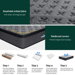 Bed Mattress Giselle 34cm Queen - Furniture > Mattresses > Queen Mattress