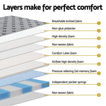 Bed Mattress Giselle 34cm Queen - Furniture > Mattresses > Queen Mattress