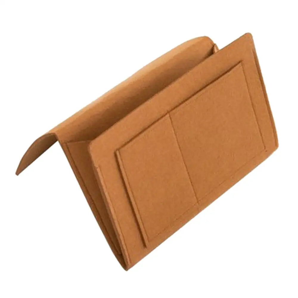 Bed Organiser Bed Caddy Sofa Organiser Bedside Organiser Book Magazines Organiser Khaki - Home & Garden > Storage