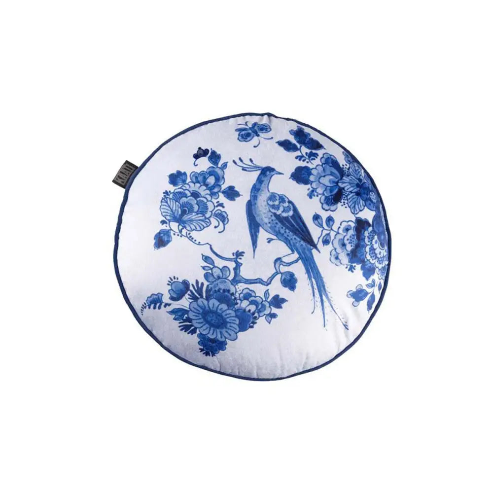 Bedding House Blue Bird Round Filled Cushion 40cm Diameter - Home & Garden > Decor > Cushions & Throws