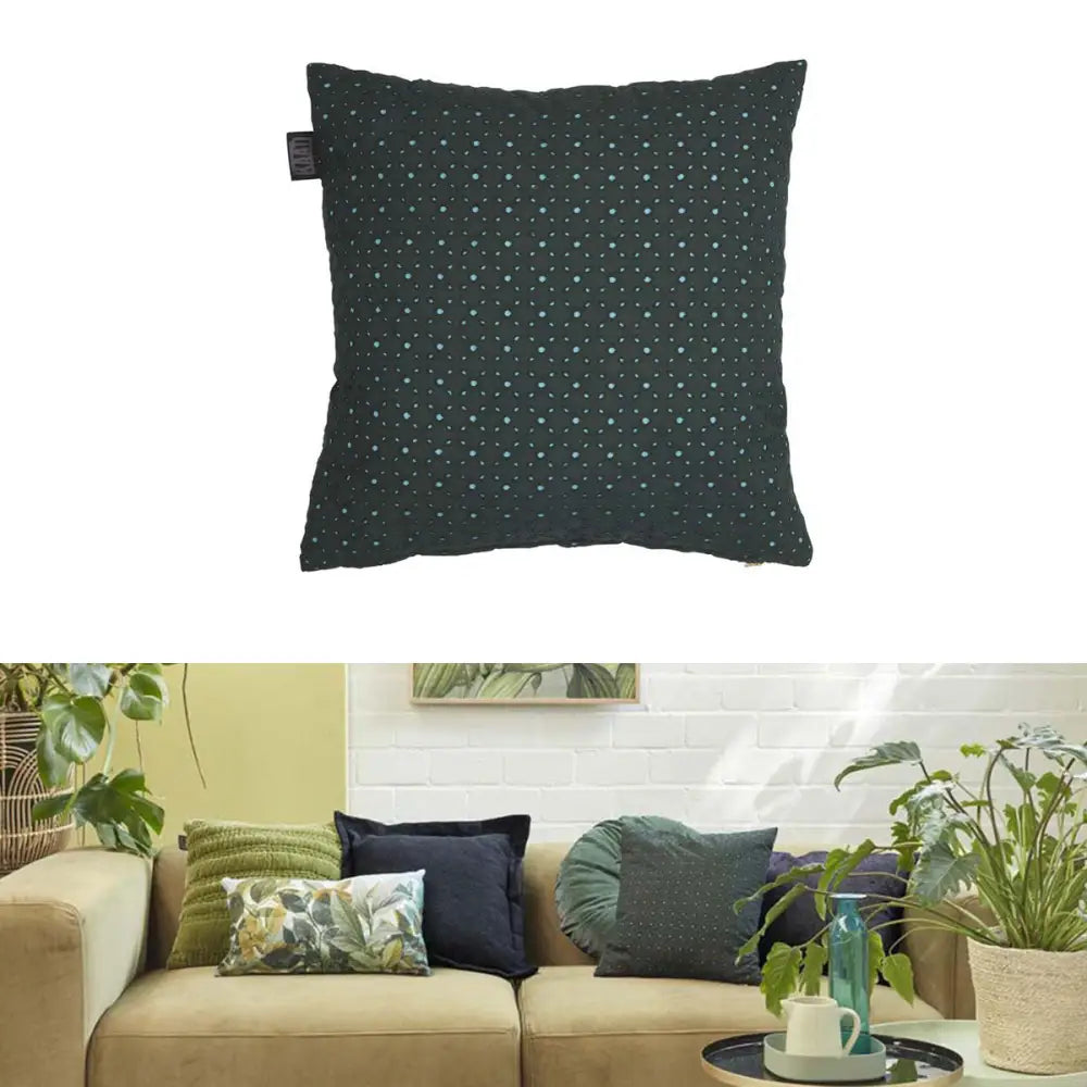 Bedding House Chelsy Green Square Filled Cushion 40cm x 40cm - Home & Garden > Decor > Cushions & Throws