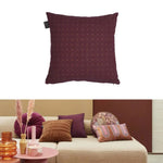 Bedding House Chelsy Plum (Also Known as Purple) Square Filled Cushion 40cm x 40cm - Home & Garden > Decor > Cushions &