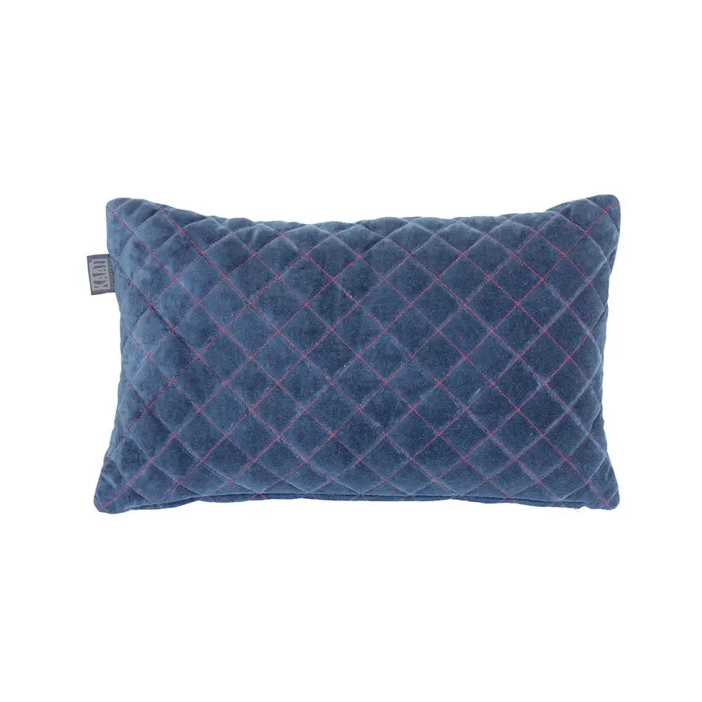 Bedding House Equire Luxury Cotton Filled Oblong Cushion Blue - Home & Garden > Bedding