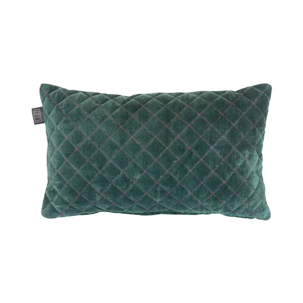 Bedding House Equire Luxury Cotton Filled Oblong Cushion Green - Home & Garden > Bedding