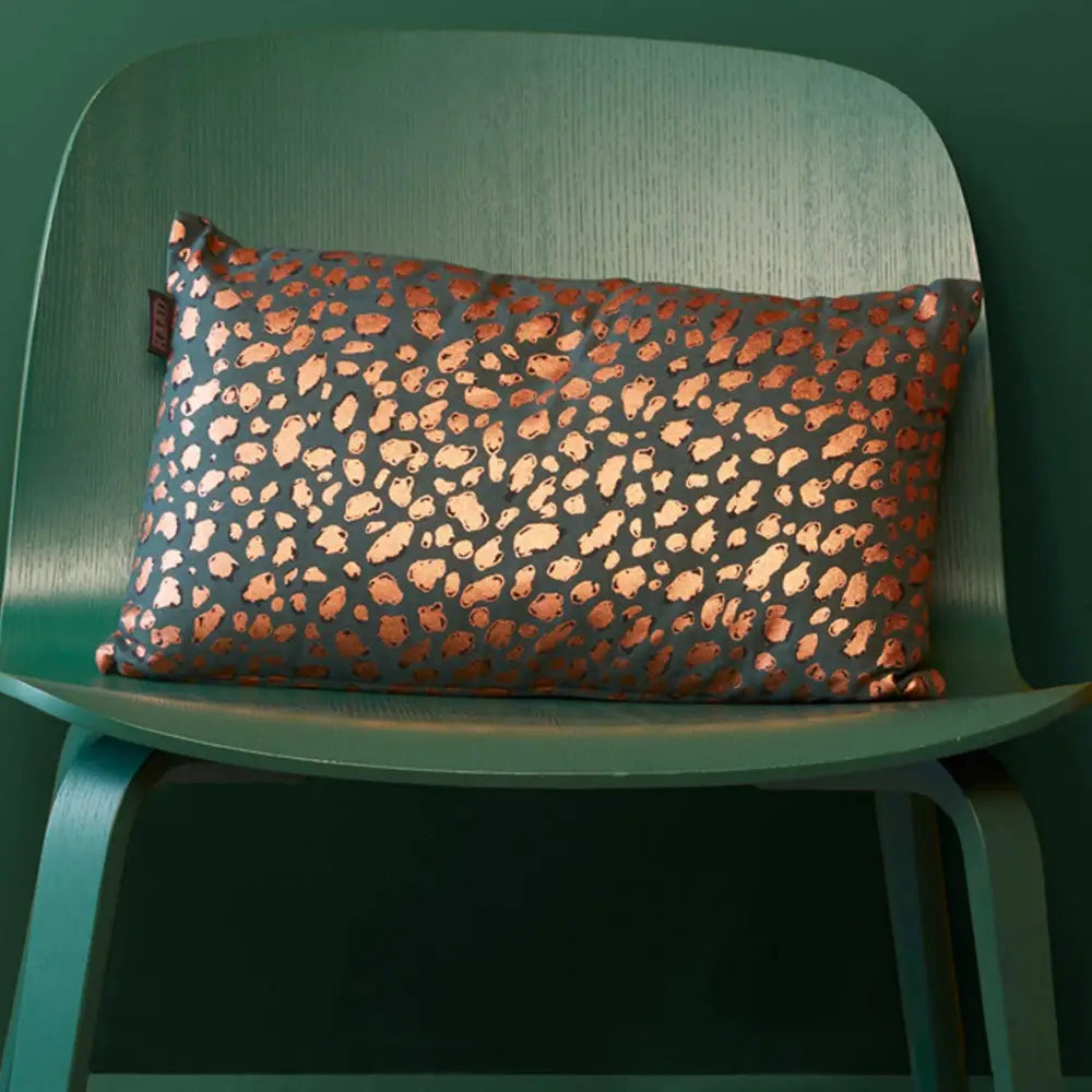 Bedding House Felidea Green Filled Oblong Cushion - Home & Garden > Bedding