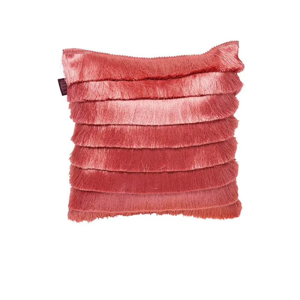 Bedding House Fringy Coral Luxury Cotton Filled Cushion - Home & Garden > Bedding