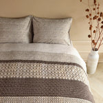 Bedding House Mathis Natural Cotton Quilt Cover Set King - Home & Garden > Bedding > Duvet Covers