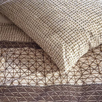 Bedding House Mathis Natural Cotton Quilt Cover Set Queen - Home & Garden > Bedding > Duvet Covers