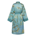 Bedding House Van Gogh Almond Blossom Blue Kimono Bath Robe Small/Medium - Home & Garden > Bathroom Accessories