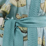 Bedding House Van Gogh Almond Blossom Blue Kimono Bath Robe Large/Extra Large - Home & Garden > Bathroom Accessories
