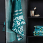 Bedding House Van Gogh Fleurir Blue Bath Towel - Home & Garden > Bathroom Accessories > Bath Towels & Robes