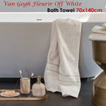 Bedding House Van Gogh Fleurir Off White Bath Towel - Home & Garden > Bathroom Accessories > Bath Towels & Robes