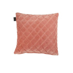 Bedding House Vercors Luxury Cotton Velvet Filled Square Cushion - Pink - Home & Garden > Bedding