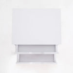 Bedside Table 2 Drawer Wood Leg Storage Cabinet Nightstand SUZY WHITE - Furniture > Bedroom