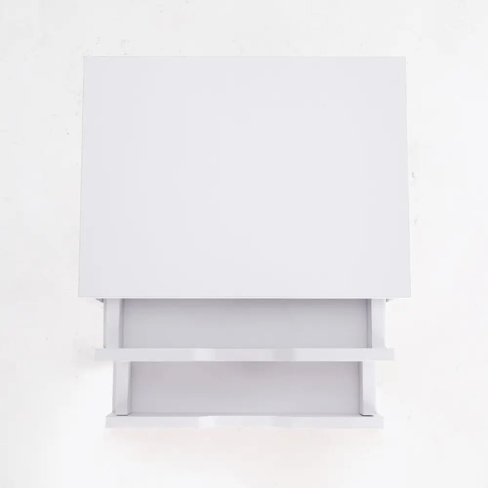 Bedside Table 2 Drawer Wood Leg Storage Cabinet Nightstand SUZY WHITE - Furniture > Bedroom