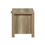 Bedside Table 2 drawers Storage Table Night Stand MDF in Oak - Furniture > Living Room
