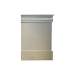 Bedside Table Grey Colour With 2 Drawers Night Stand Solid Wood Metal Handles - Furniture > Bedroom > Bedside Tables