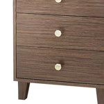Bedside Table MDF 3 Drawers Side Table Night Stand Storage in Brown Colour - Furniture > Bedroom > Beds & Bed Frames