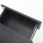 Bedside Table Side Storage Cabinet Nightstand Bedroom 1 Drawer 1 Shelf ELLA - BLACK - Furniture > Bedroom