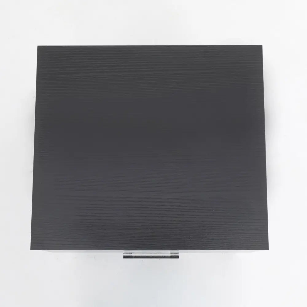 Bedside Table Side Storage Cabinet Nightstand Bedroom 1 Drawer 1 Shelf ELLA - BLACK - Furniture > Bedroom