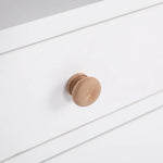 Bedside Table Side Storage Cabinet Nightstand Bedroom 2 Drawer ANYA - WHITE - Furniture > Bedroom