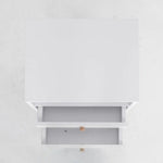 Bedside Table Side Storage Cabinet Nightstand Bedroom 2 Drawer ANYA - WHITE - Furniture > Bedroom