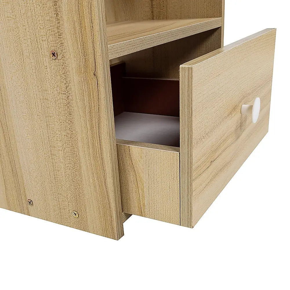 Bedside Tables Drawers Side Table Bedroom Furniture Nightstand Wood Unit - Furniture > Office